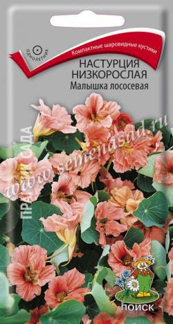 Настурция Малышка лососевая низкорослая (ЦВ) («1) 1гр.