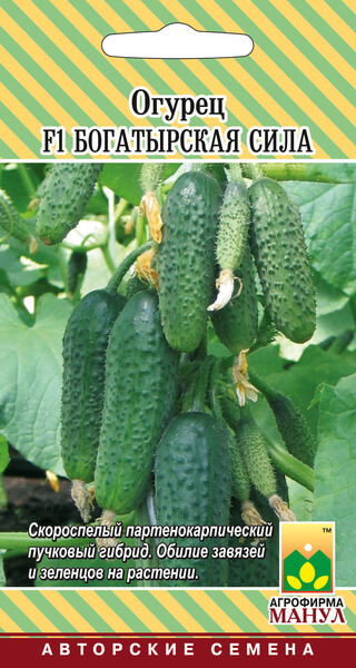 Огурец Богатырская сила F1 ф.п.10шт