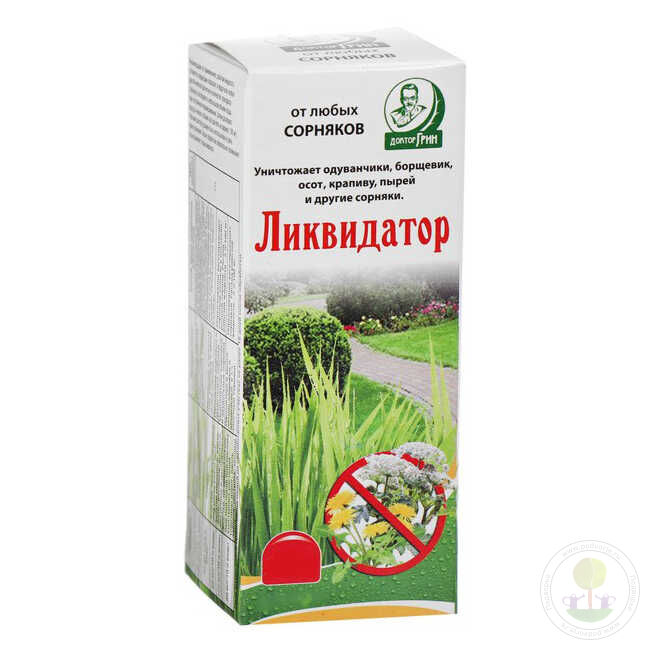 Средства от сорняков: Ликвидатор 100мл (от любых сорняков)