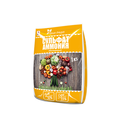 Сульфат аммония пак.1кг (уп. 25шт)
