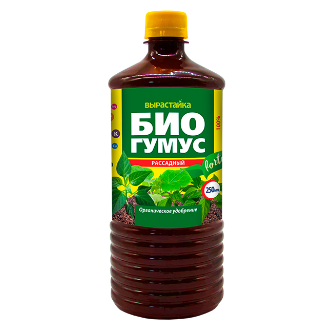 Биогумус рассадный (Вырастайка) 250 мл (упак.20шт)