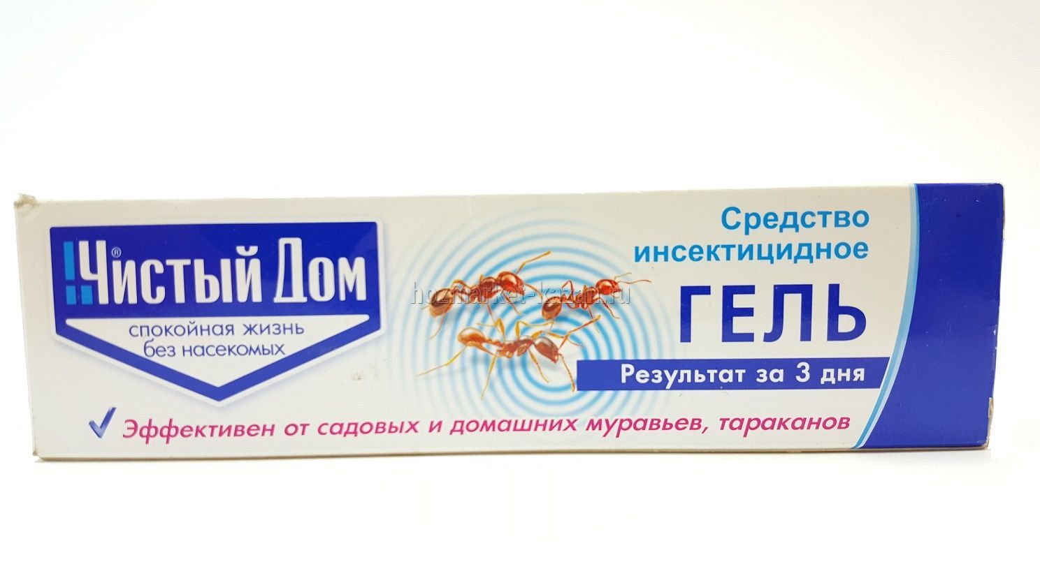 Чистый Дом — гель от сад. и дом. муравьев, тараканов 35гр (кор.40шт)