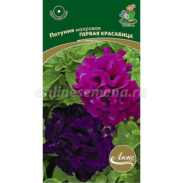 Петуния Первая красавица махровая (ЦВ) (Люкс «1) 10шт.