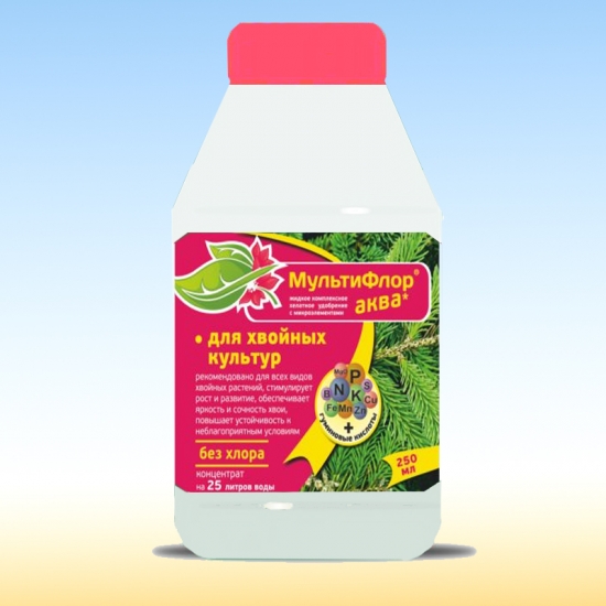 Удобрение Мультифлор Аква для хвойников 250мл/15